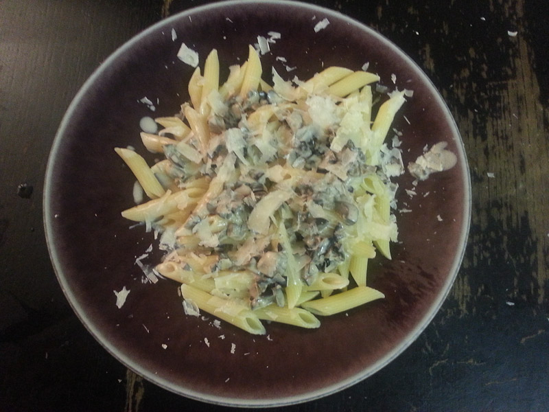 penne aux olives noires