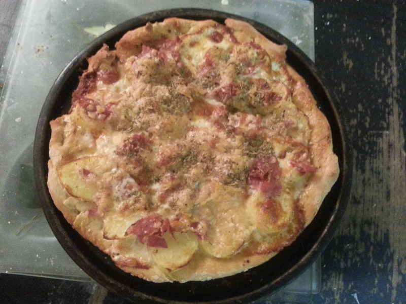 pizza aux pommes de terre