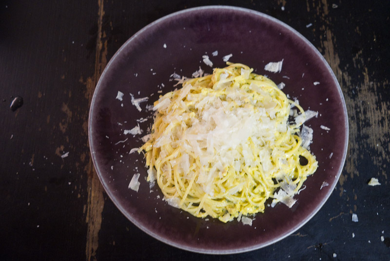 Fettucine à la carbonara