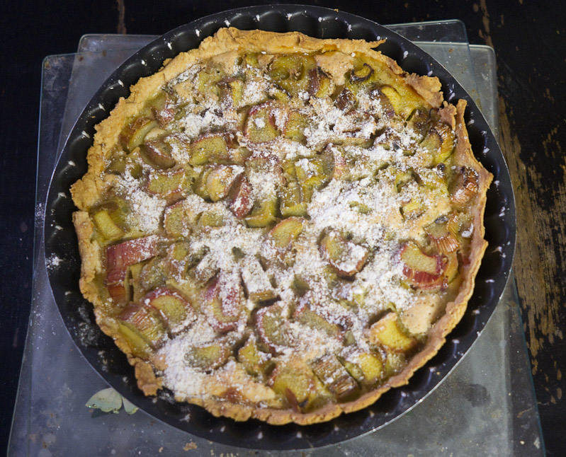 Tarte à la rhubarbe