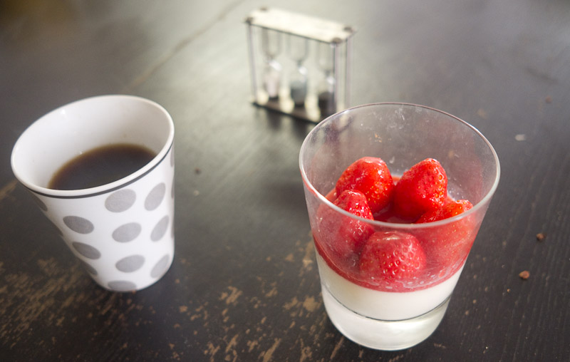 Panna Cotta à la fraise