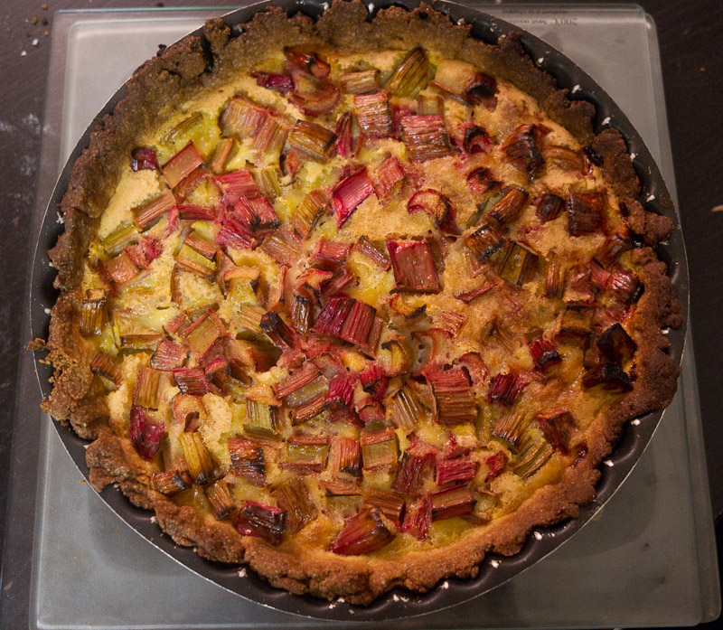 Tarte à la rhubarbe